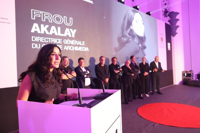 Frou Akalay, cofondatrice des YMAA et les membres du jury de cette deuxième édition